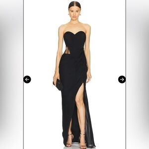NWT GAURAV GUPTA Corseted Sculpted Dress